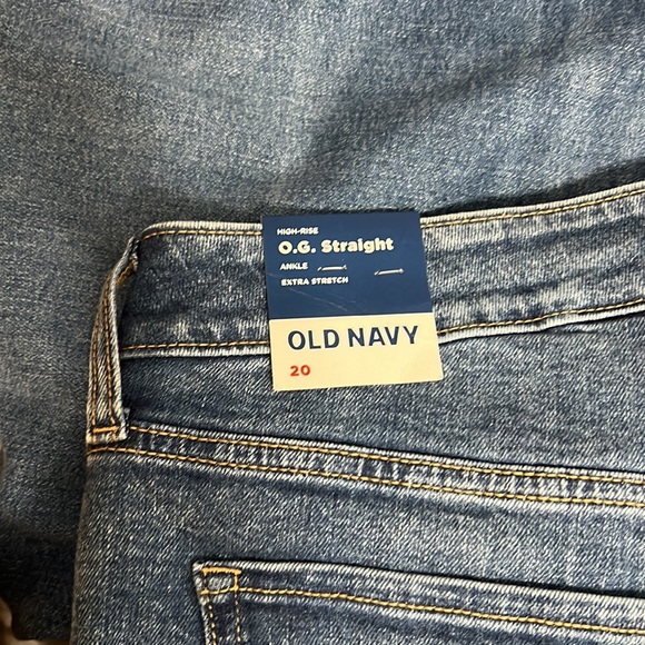 NWT Old Navy OG Straight Jeans with Secret Smooth Pockets Size 20 - Picture 4 of 4